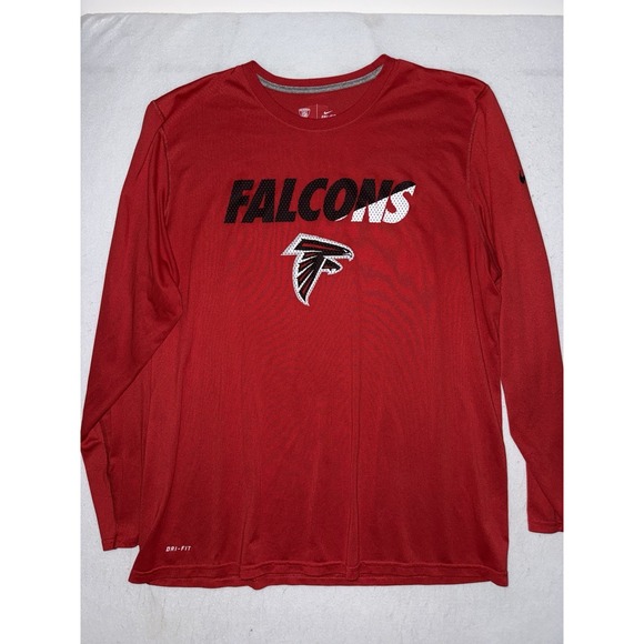 Nike Other - Nike Atlanta Falcons NFL On Field Apparel Dri‎ Fit Shirt Long Sleeve Men's 2XL